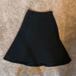 Black Flare Skirt